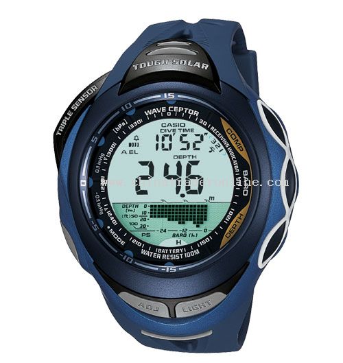 Brand New Atomic Solar Triple Sensor Pathfinder Mens Sports Watch from China